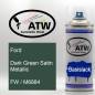 Preview: Ford, Dark Green Satin Metallic, FW / M6884: 400ml Sprühdose, von ATW Autoteile West.